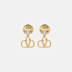 Valentino VLOGO Embellished elEarrings